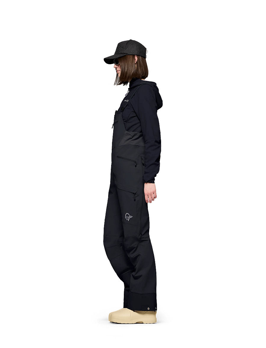 Norrøna - møre flex1 Bibs W's - caviar black - 4