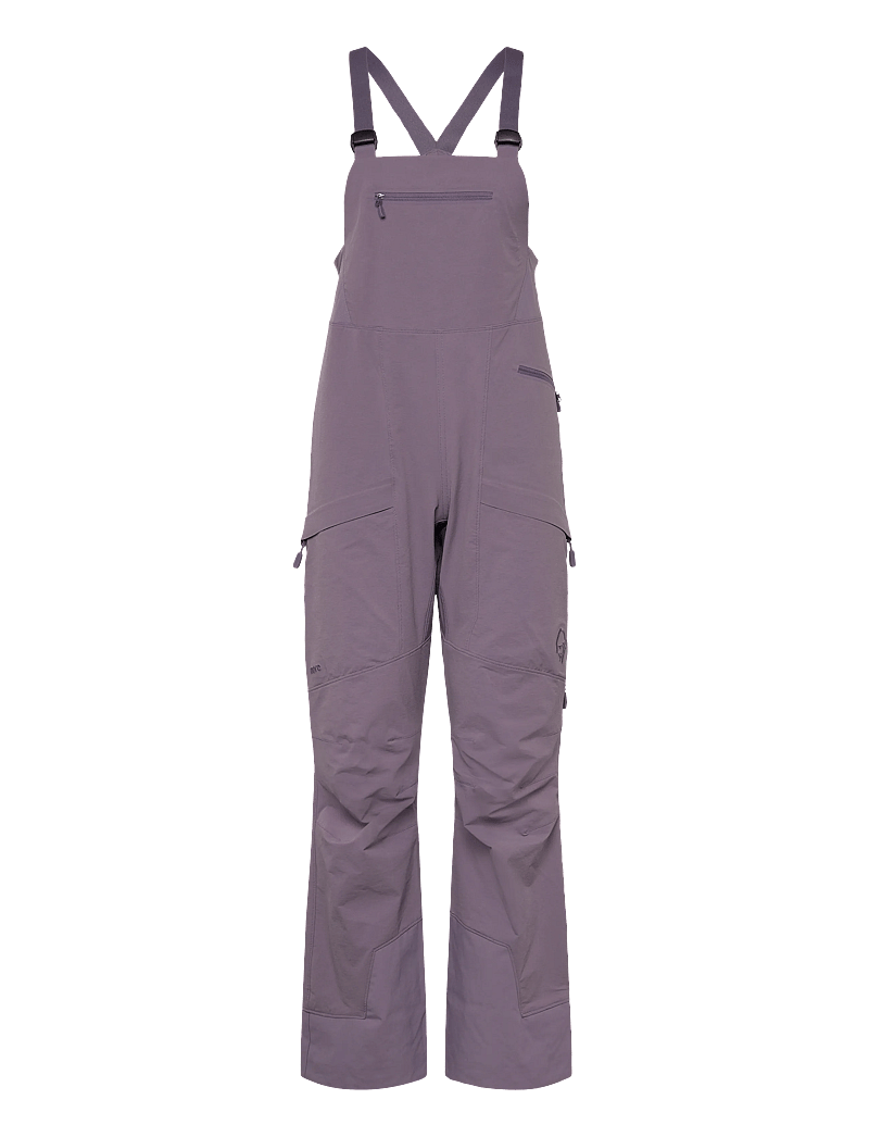 Norrøna - møre flex1 Bibs W's - skitøj - purple sage - 0
