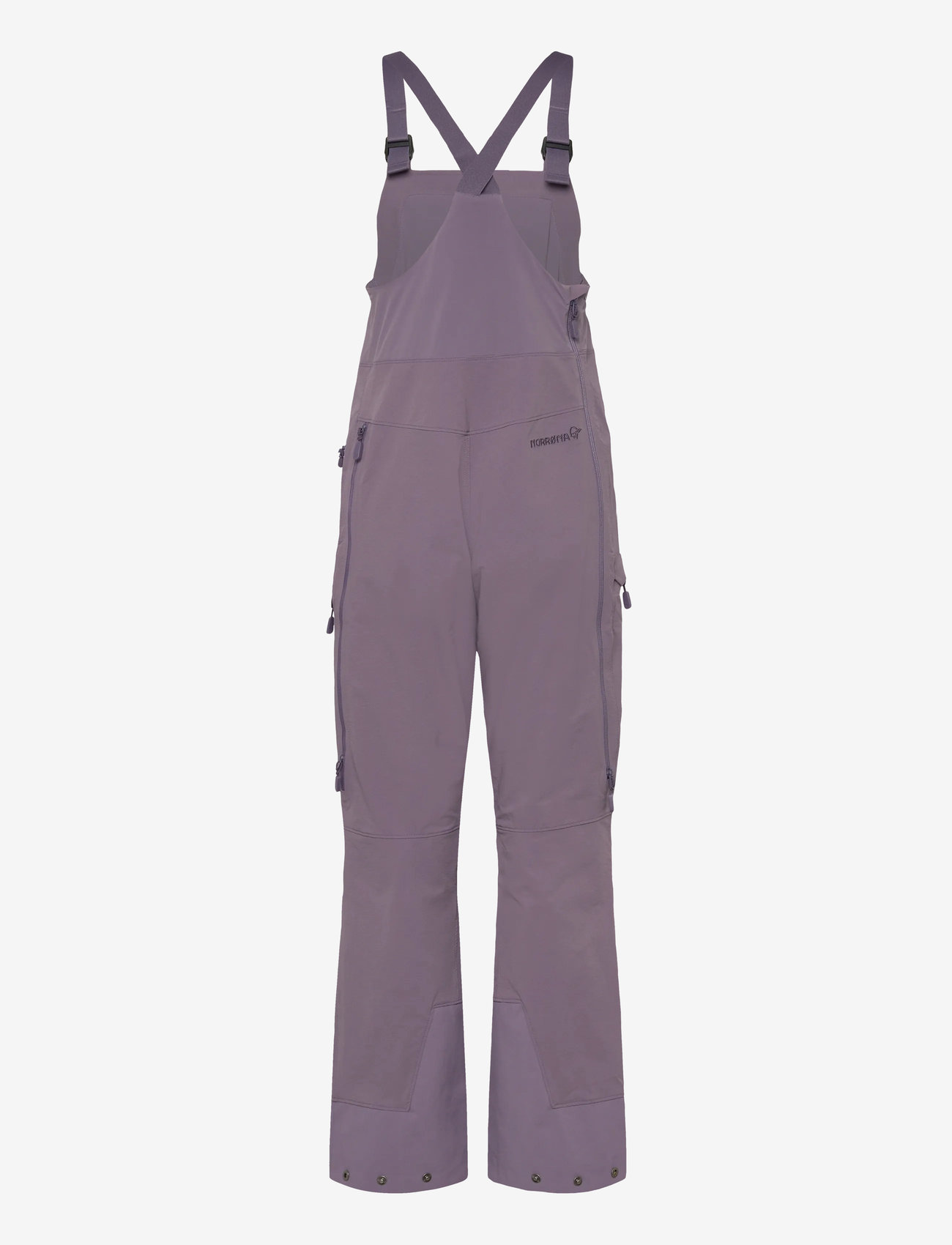 Norrøna - møre flex1 Bibs W's - skitøj - purple sage - 1