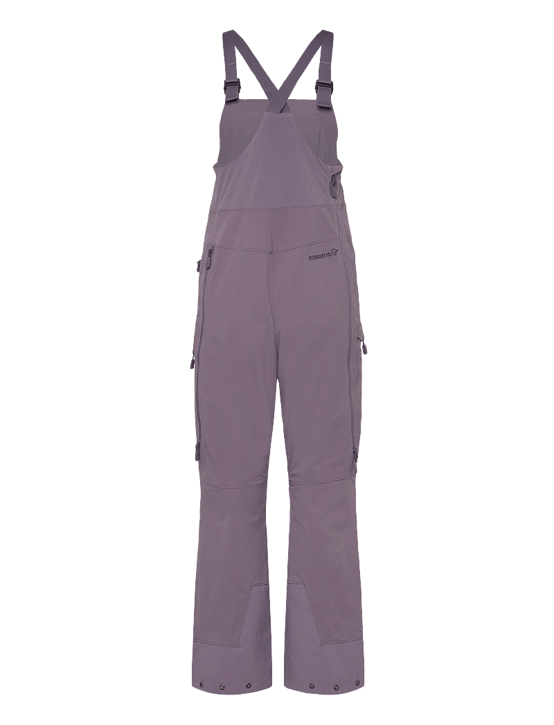 Norrøna - møre flex1 Bibs W's - skitøj - purple sage - 1