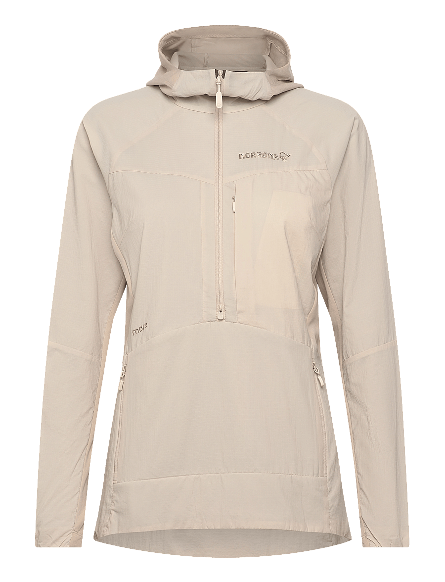 Norrøna - møre Octa Zip Hood W's - skiklær - oatmeal - 0