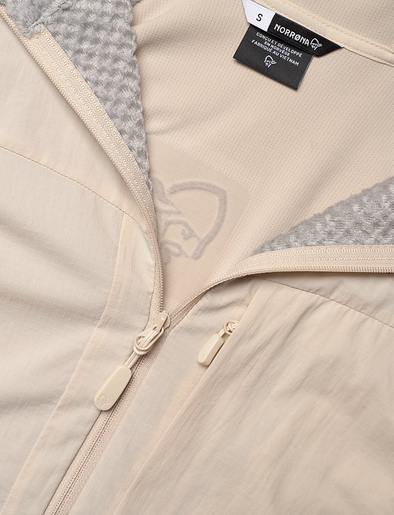 Norrøna - møre Octa Zip Hood W's - ski wear - oatmeal - 2