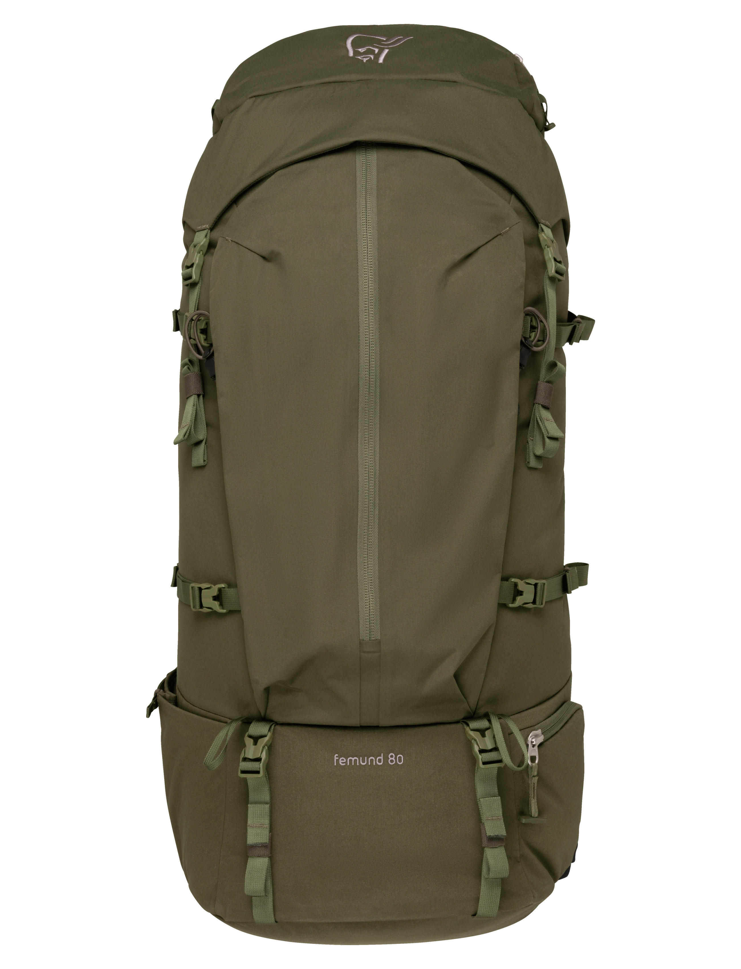 Norrøna Femund Synkron4 80L Pack M's, One Size, Sport Training Bags, Khakigrün - Backpacks, Männerswear