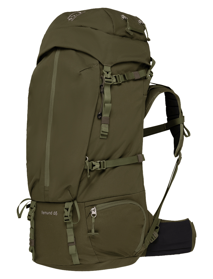 Norrøna - femund synkron4 65L Pack W's - träningsväskor - olive night - 2