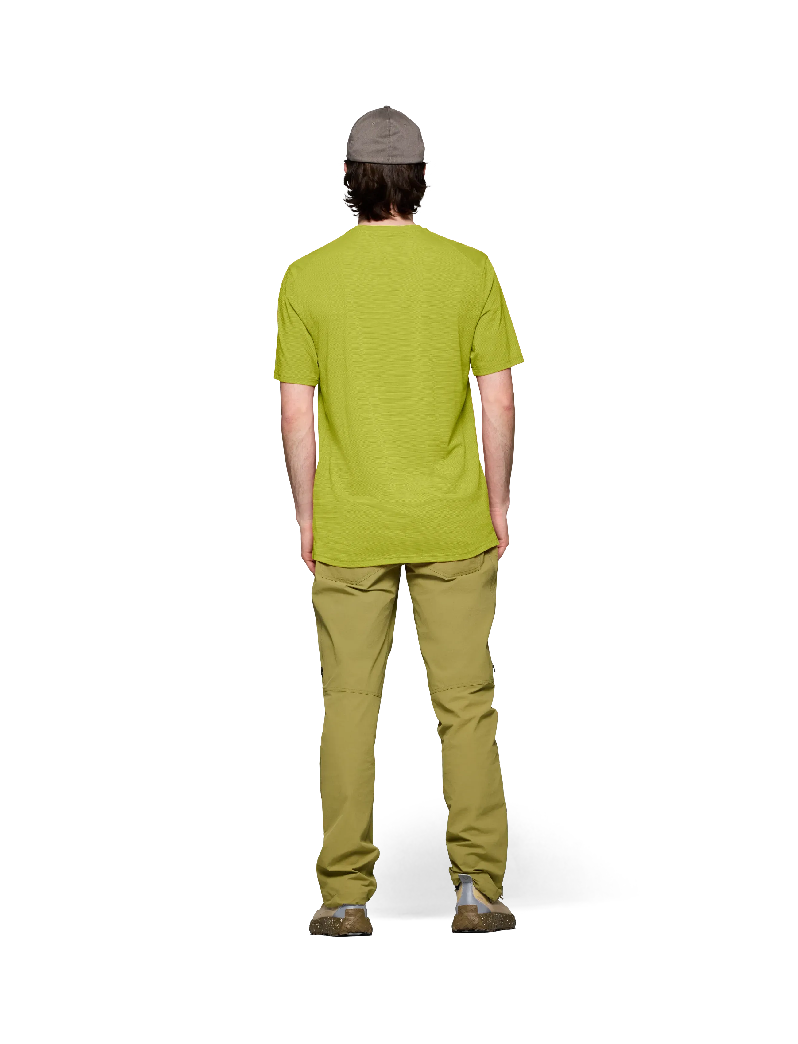 Norrøna - femund equaliser merino T-shirt M's - t-shirts - golden lime - 5