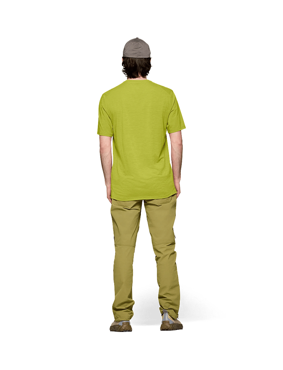 Norrøna - femund equaliser merino T-shirt M's - oberteile & t-shirts - golden lime - 5