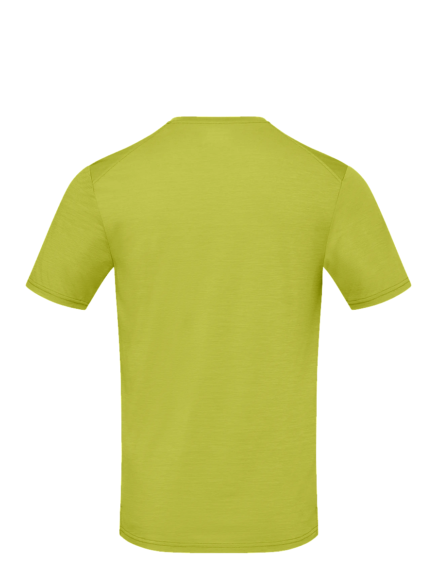 Norrøna - femund equaliser merino T-shirt M's - oberteile & t-shirts - golden lime - 3