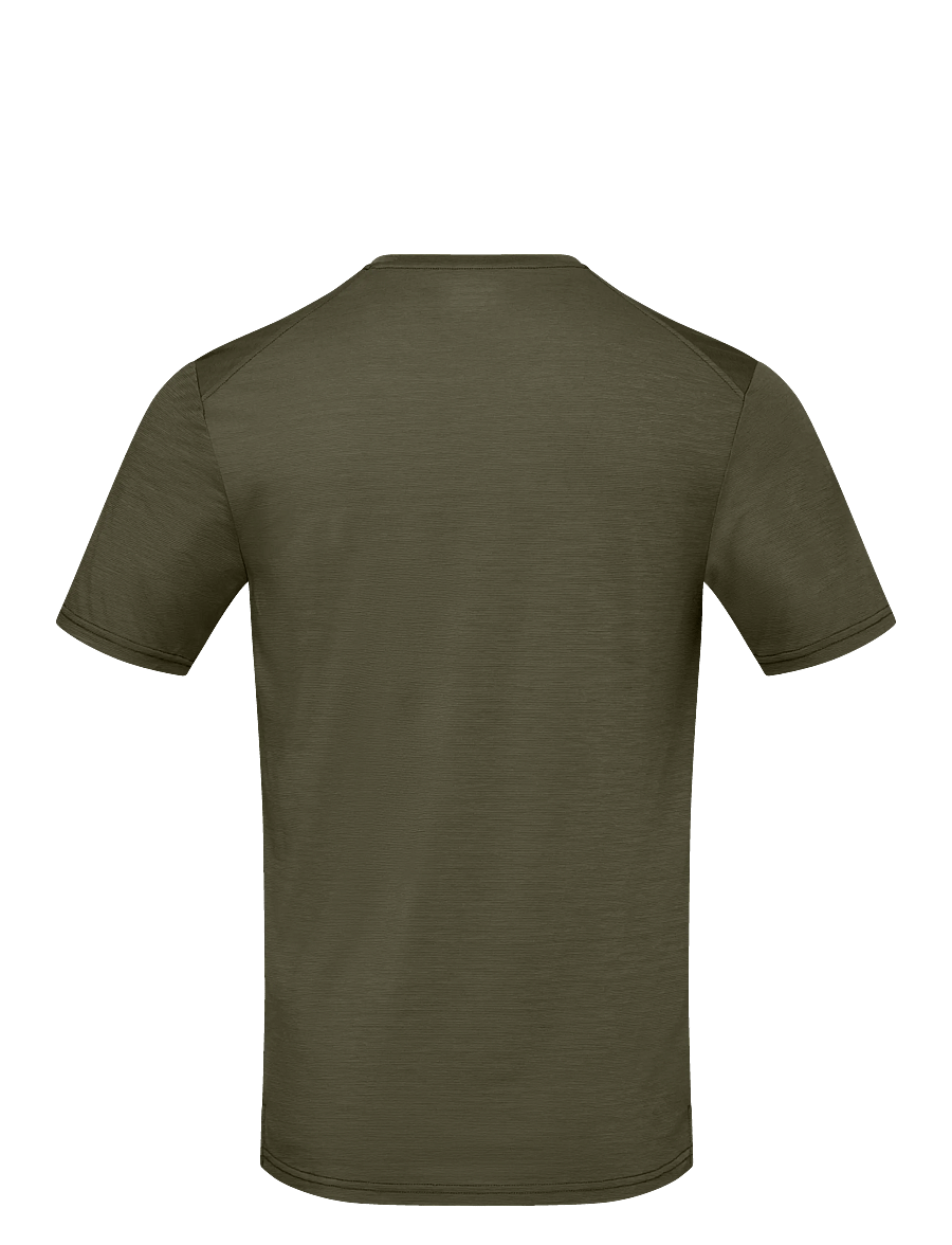Norrøna - femund equaliser merino T-shirt M's - t-shirts - olive night - 3