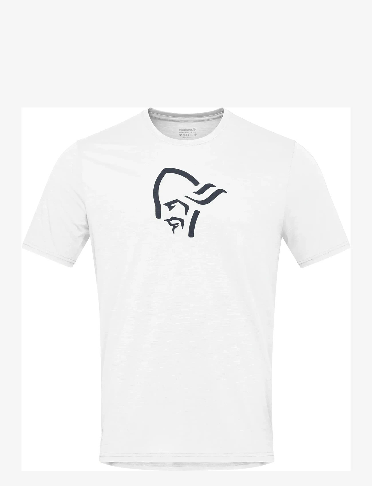 Norrøna - femund equaliser merino T-shirt M's - palaidinės ir marškinėliai - snow white - 1