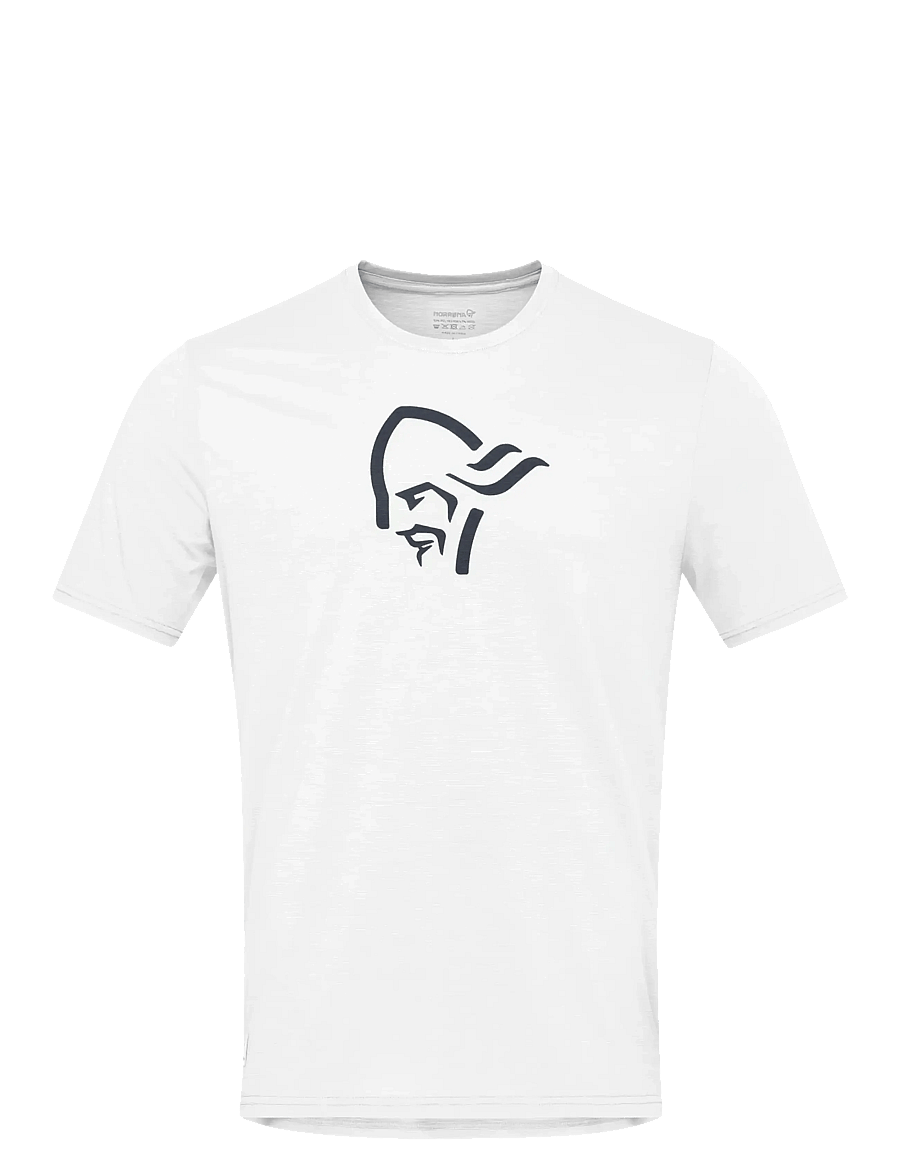 Norrøna - femund equaliser merino T-shirt M's - oberteile & t-shirts - snow white - 1