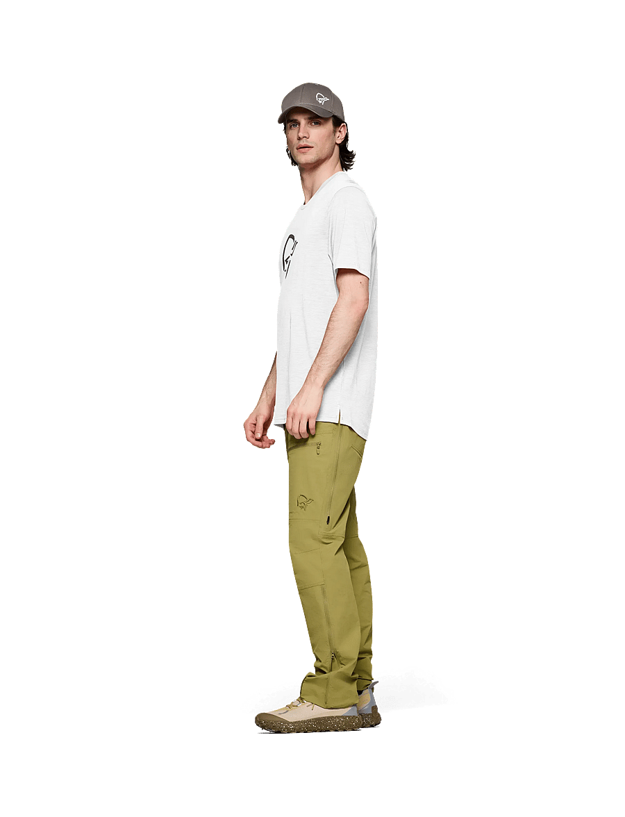 Norrøna - femund equaliser merino T-shirt M's - oberteile & t-shirts - snow white - 4