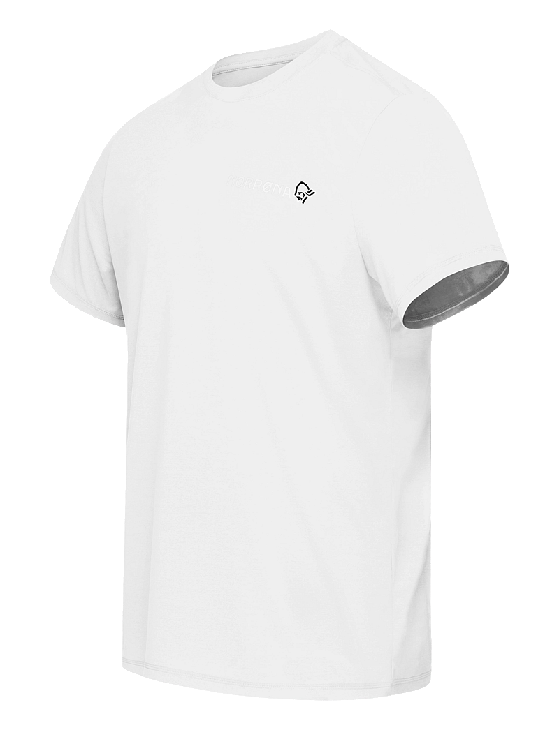 Norrøna - femund tech T-shirt M's - t-shirts - snow white - 2