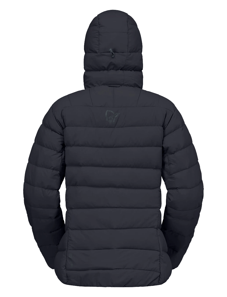 Norrøna - femund down700 Zip Hood W's - vinterjakker - caviar black - 1