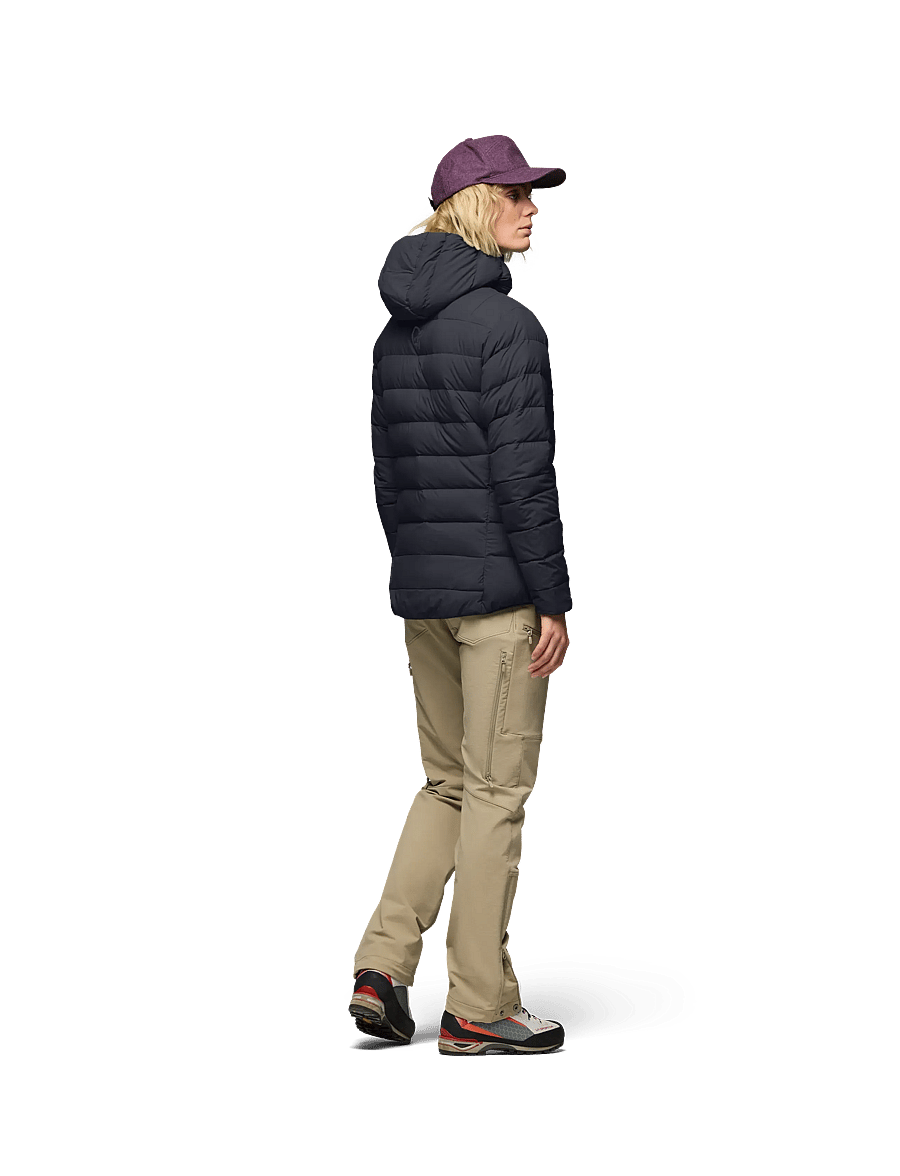 Norrøna - femund down700 Zip Hood W's - vinterjakker - caviar black - 4