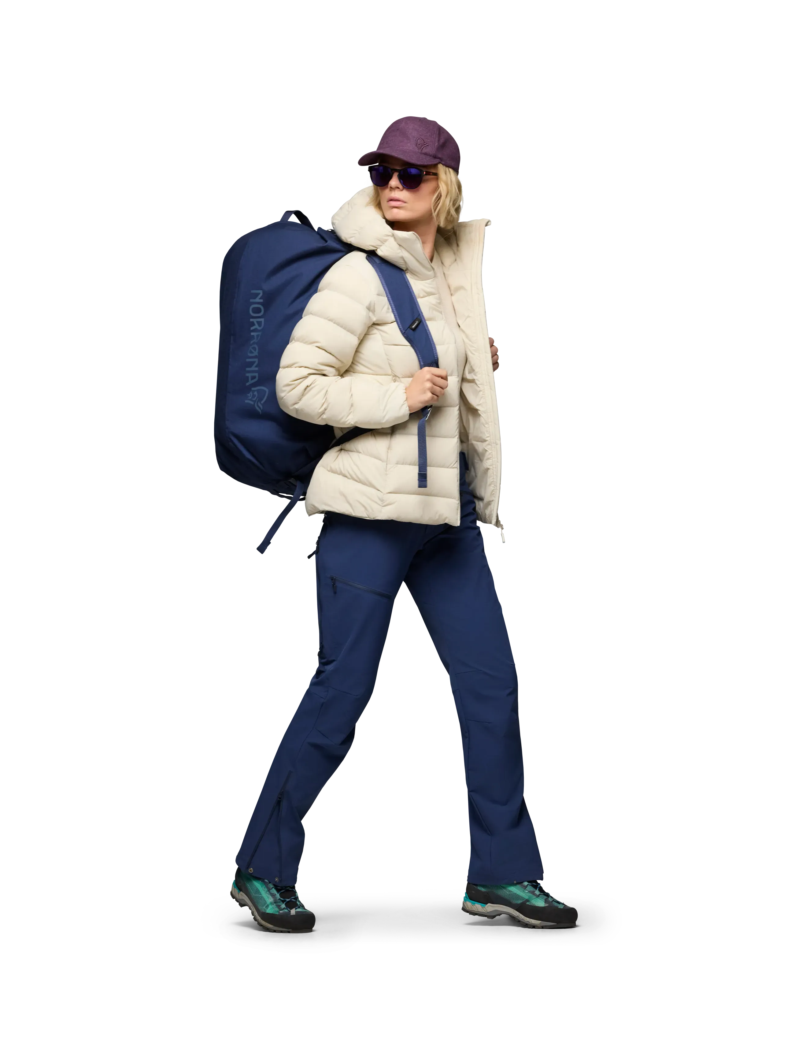 Norrøna - femund down700 Zip Hood W's - vinterjakker - oatmeal - 5