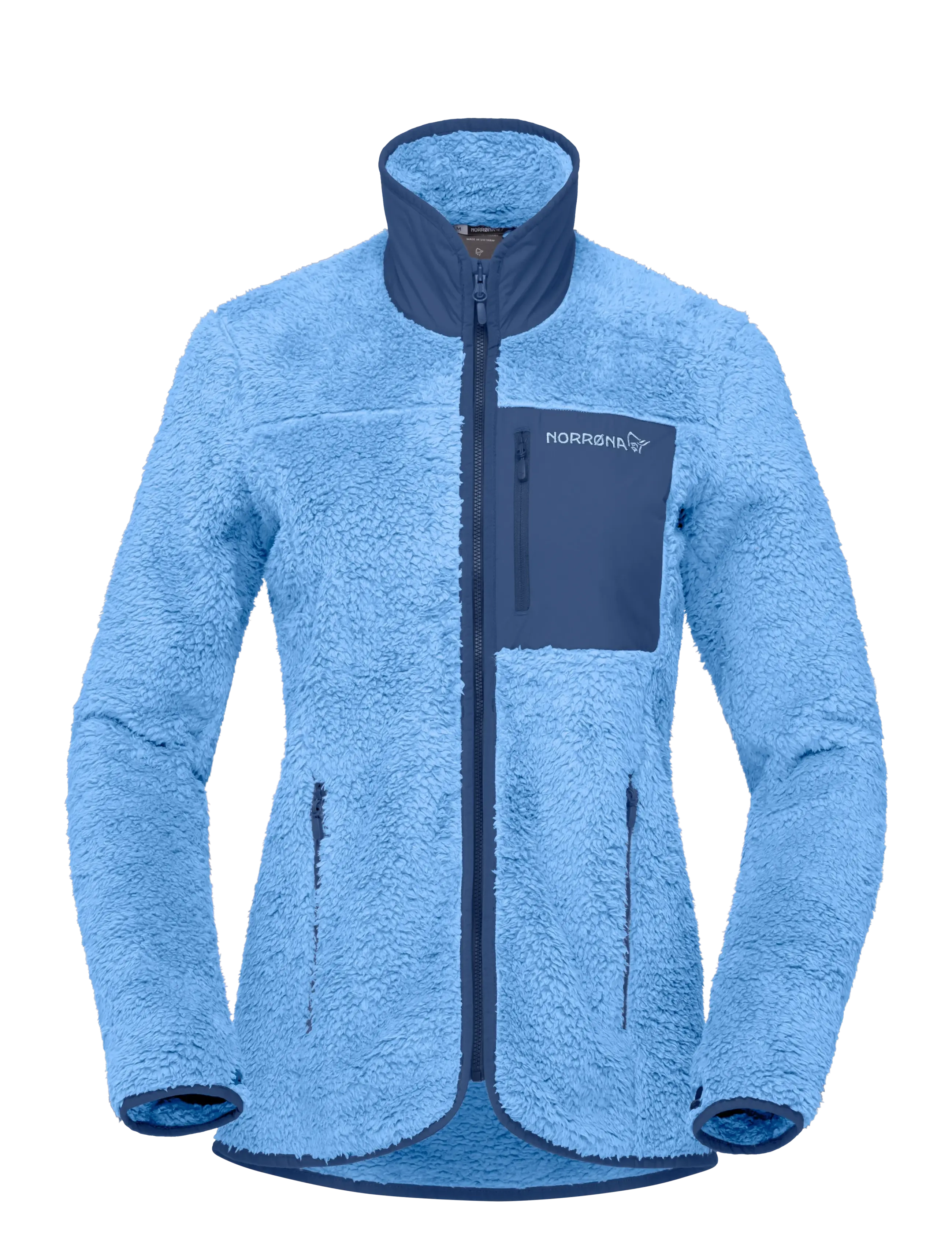 Norrøna femund warm3 Jacket W's - Fleece og mellemlag - FROZEN FJORD / blue