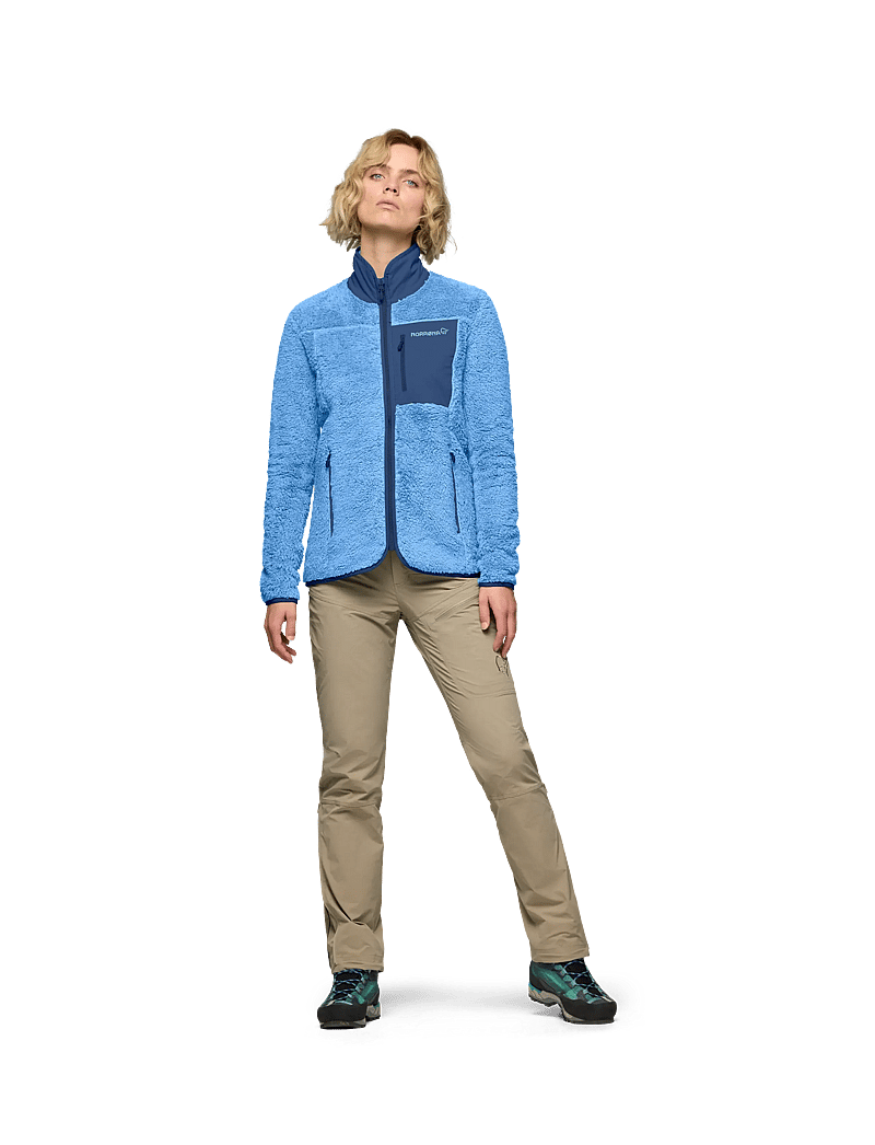 Norrøna - femund warm3 Jacket W's - fleece & midlayer - frozen fjord - 0