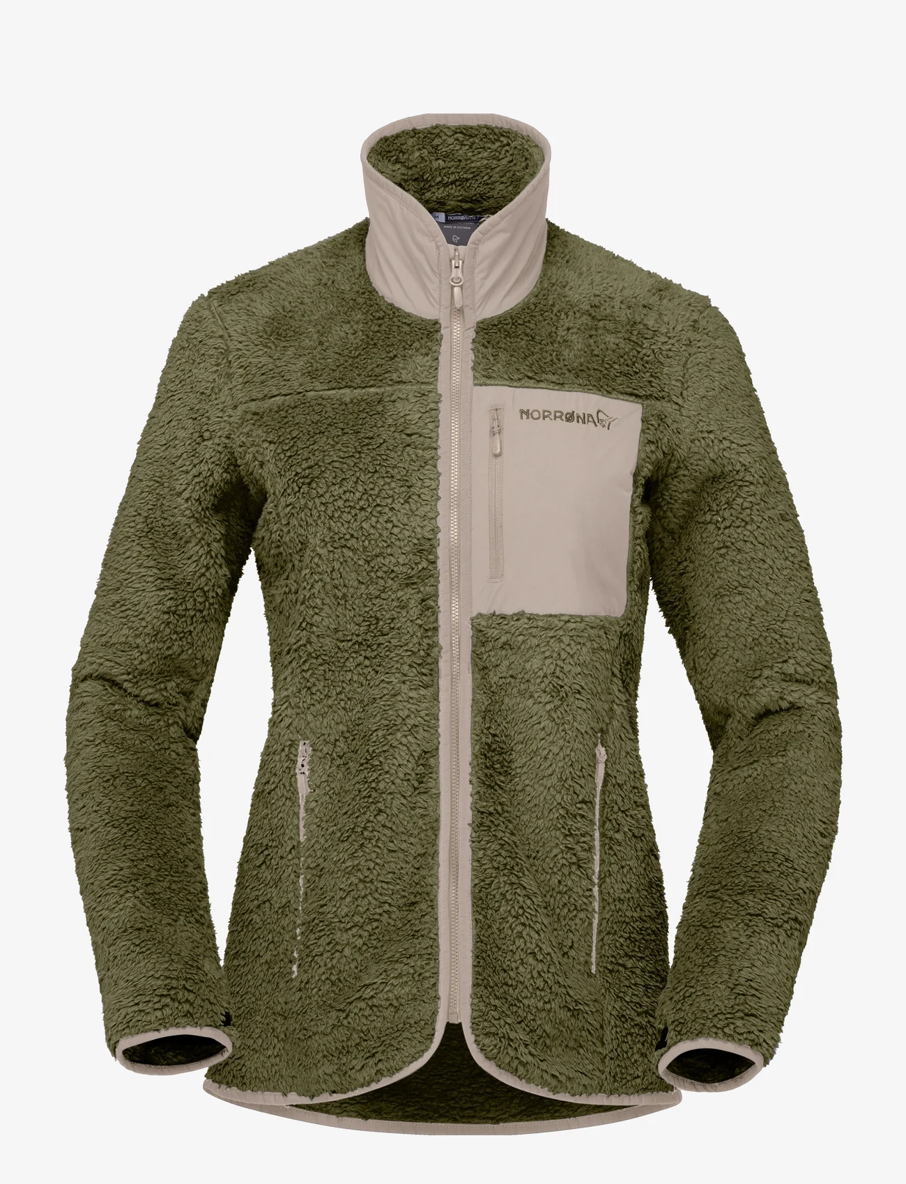 Norrøna - femund warm3 Jacket W's - fleece - loden green - 1