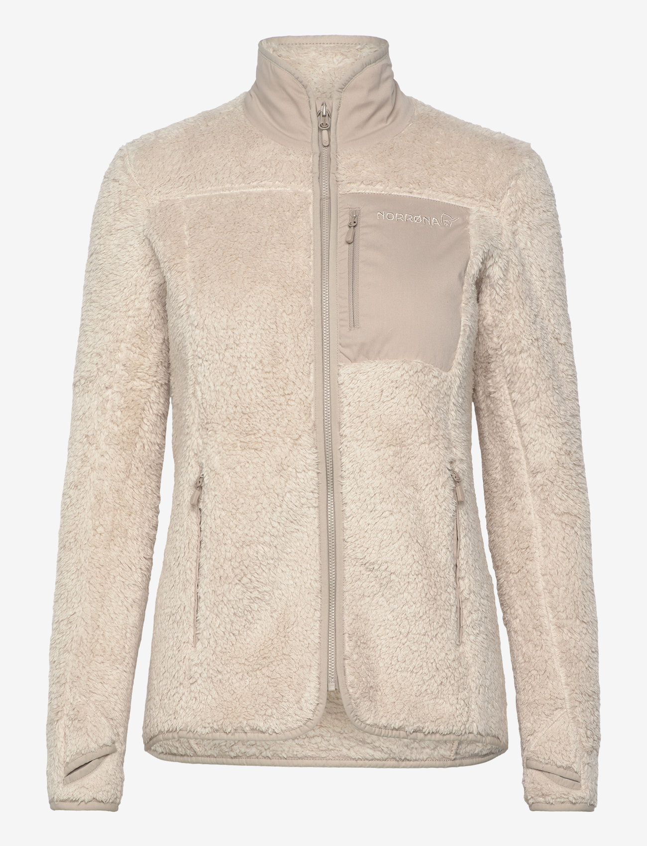 Norrøna - femund warm3 Jacket W's - alussärgid - oatmeal - 0