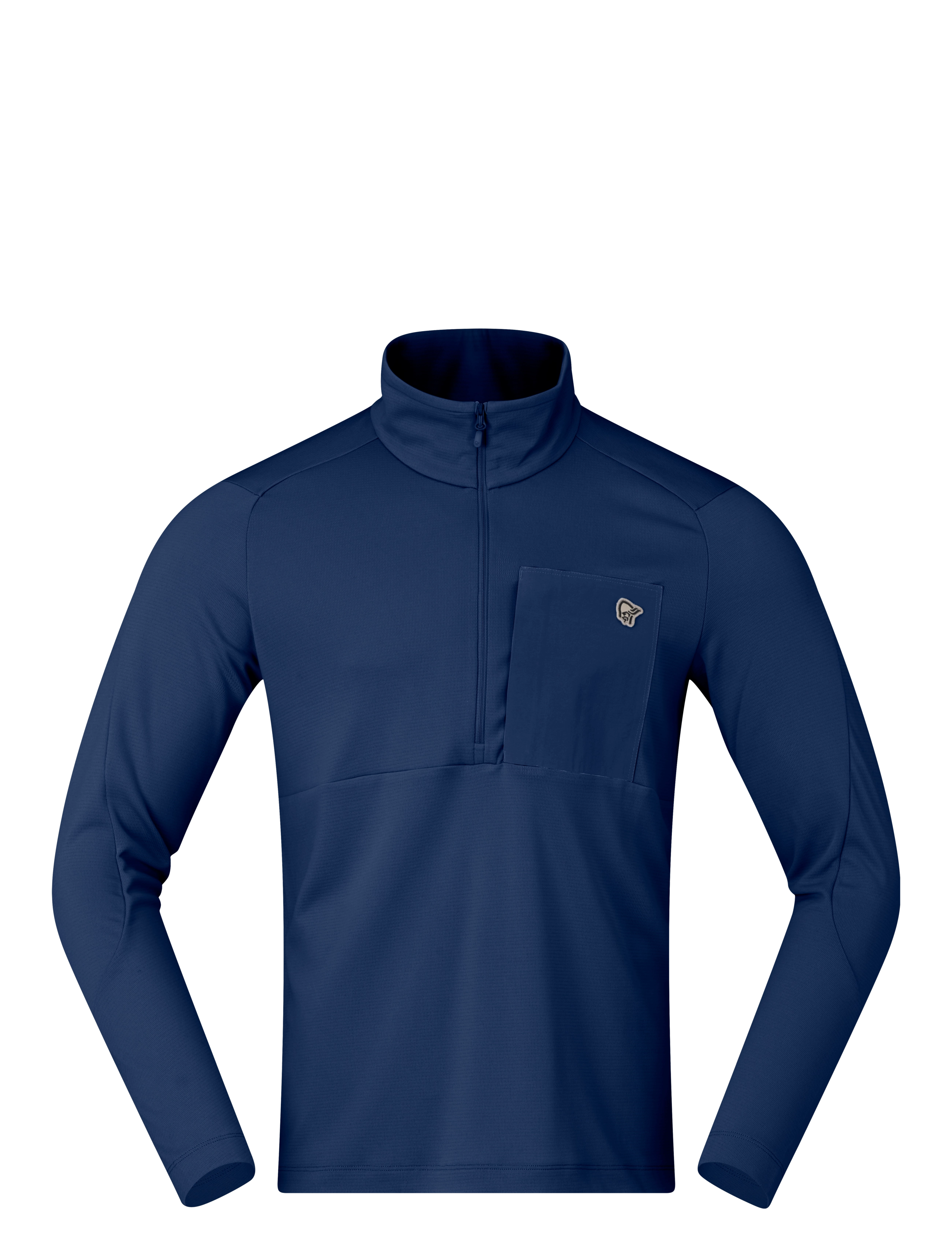Norrøna femund warm1 Zip Neck M's - Kleidung - INDIGO NIGHT / navy