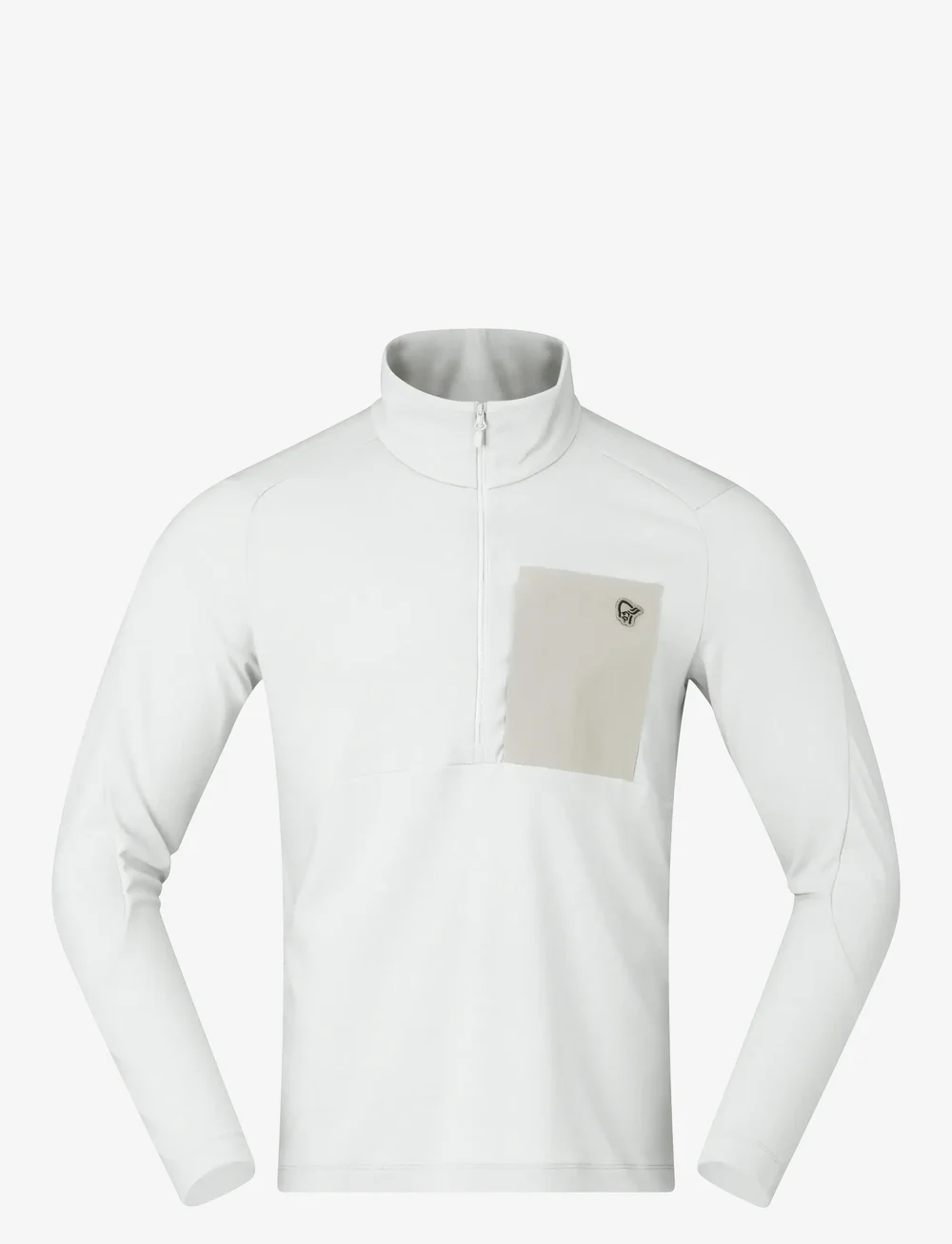 Norrøna - femund warm1 Zip Neck M's - kampsunid ja vahekihid - snow white - 1