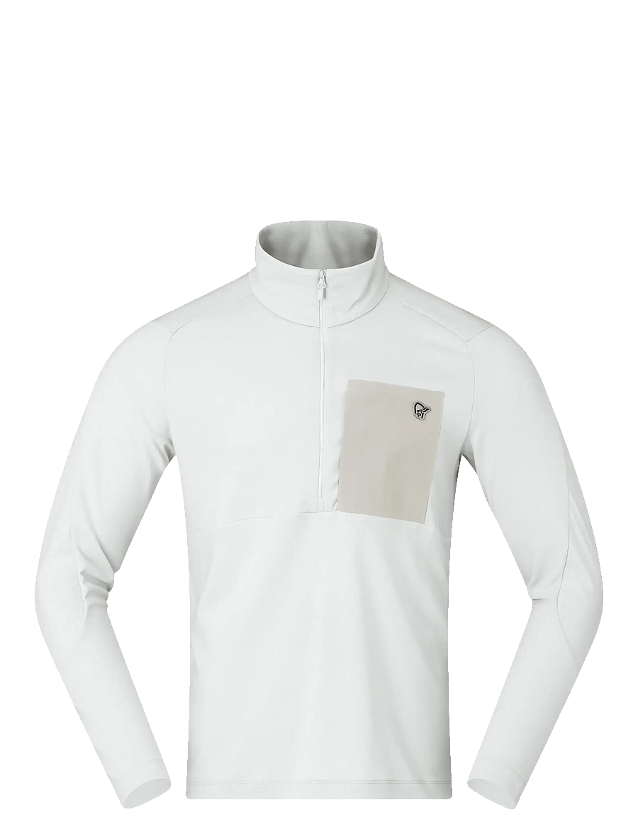 Norrøna - femund warm1 Zip Neck M's - fleece & midlayer - snow white - 1