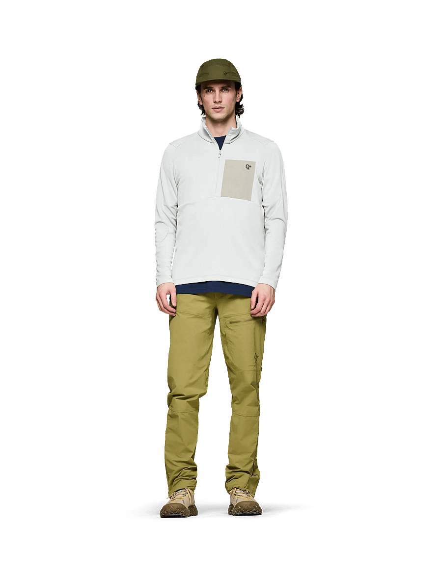Norrøna - femund warm1 Zip Neck M's - fleece & midlayer - snow white - 0