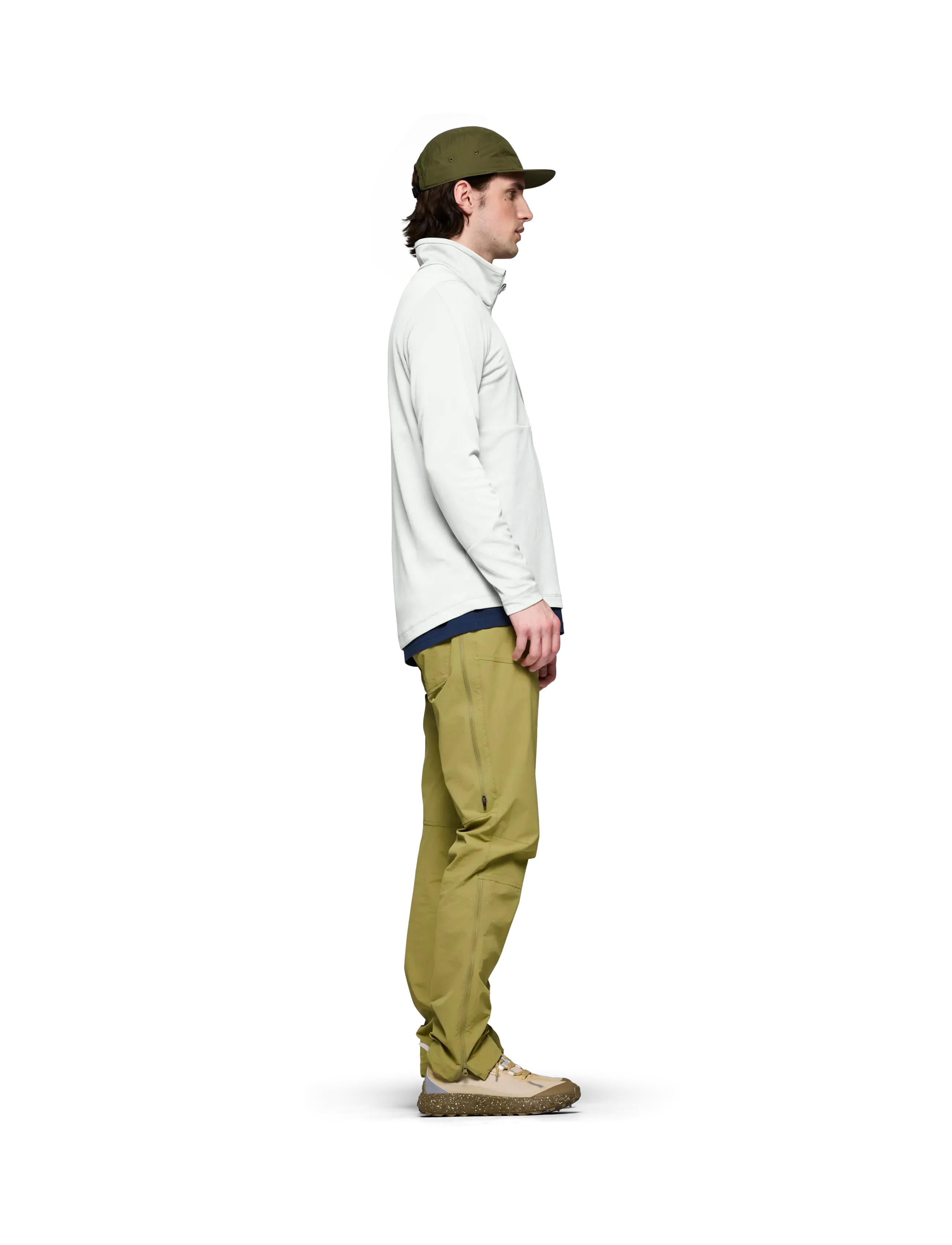 Norrøna - femund warm1 Zip Neck M's - fleece & midlayer - snow white - 5