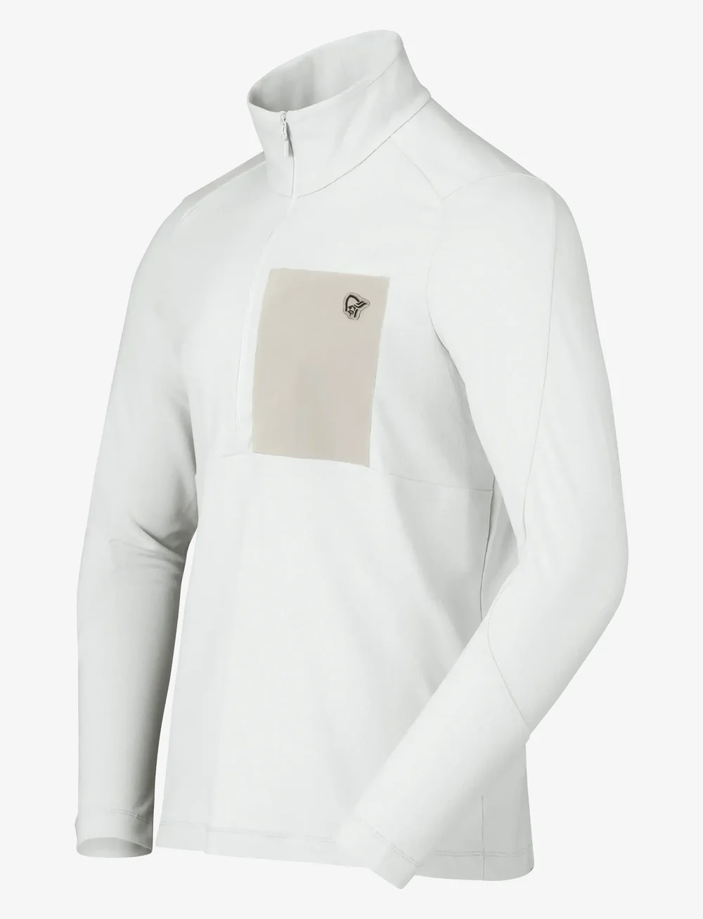 Norrøna - femund warm1 Zip Neck M's - kampsunid ja vahekihid - snow white - 3