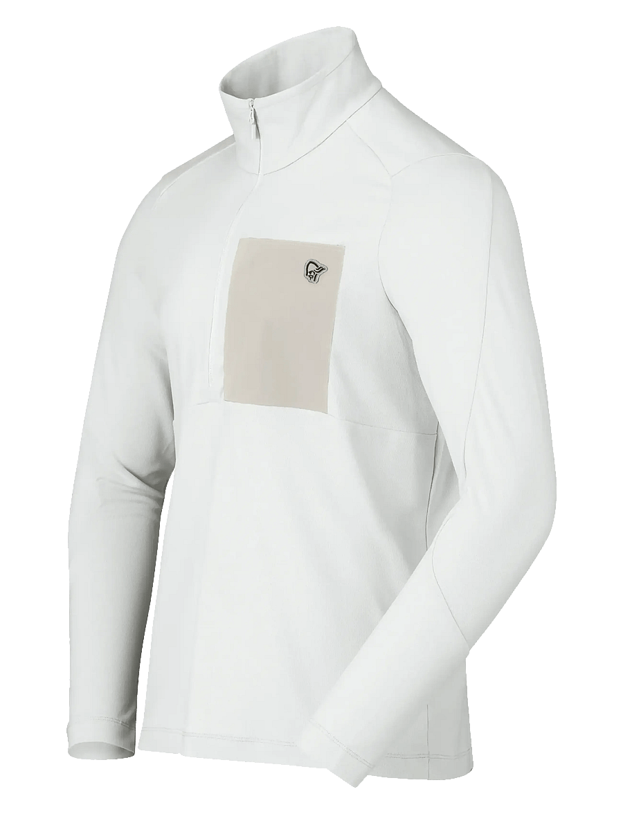 Norrøna - femund warm1 Zip Neck M's - fleece & midlayer - snow white - 3