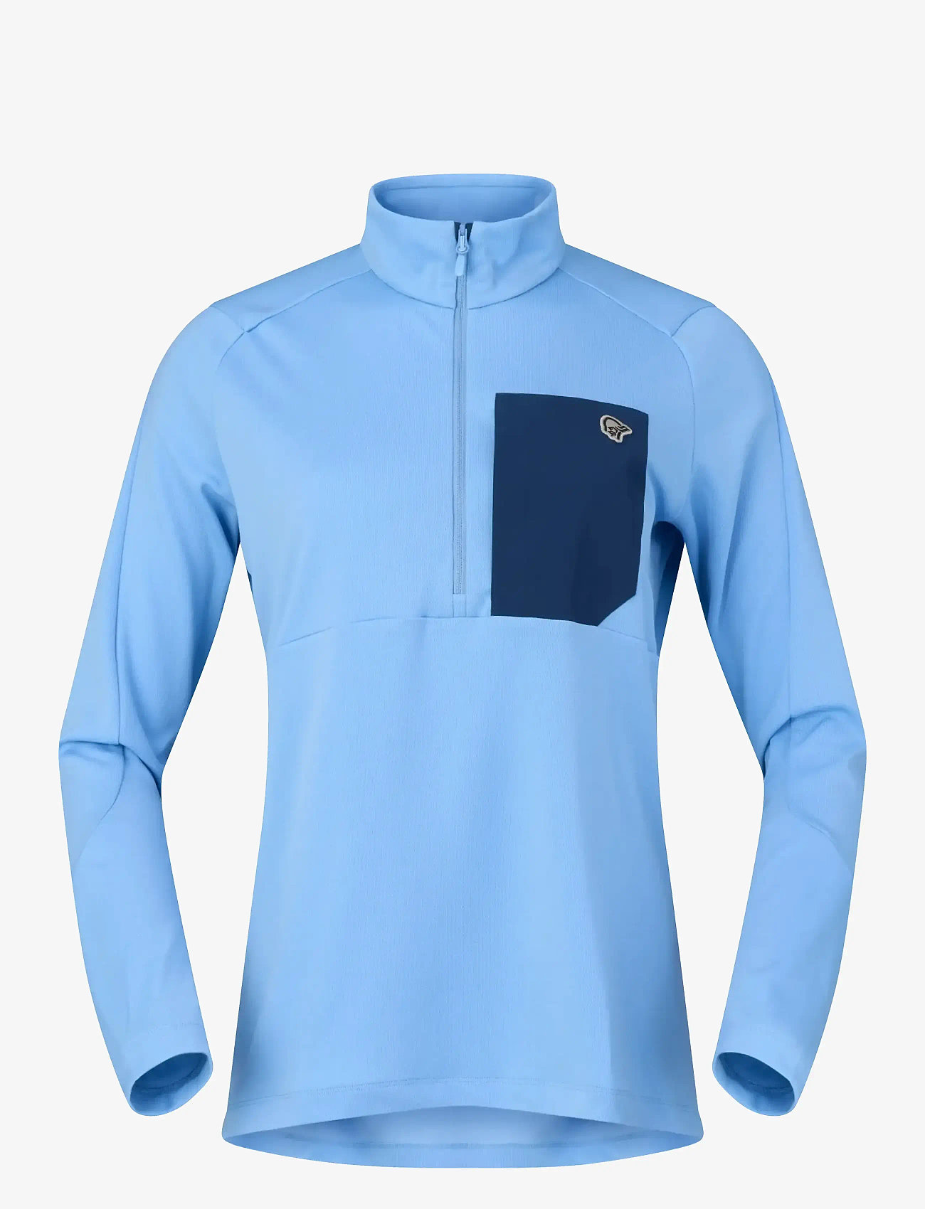 Norrøna - femund warm1 Zip Neck W's - oberteile - frozen fjord - 1