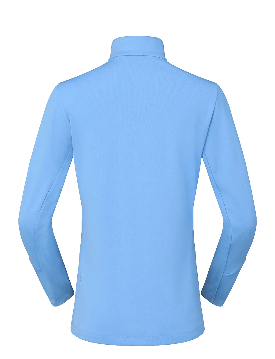 Norrøna - femund warm1 Zip Neck W's - oberteile - frozen fjord - 2