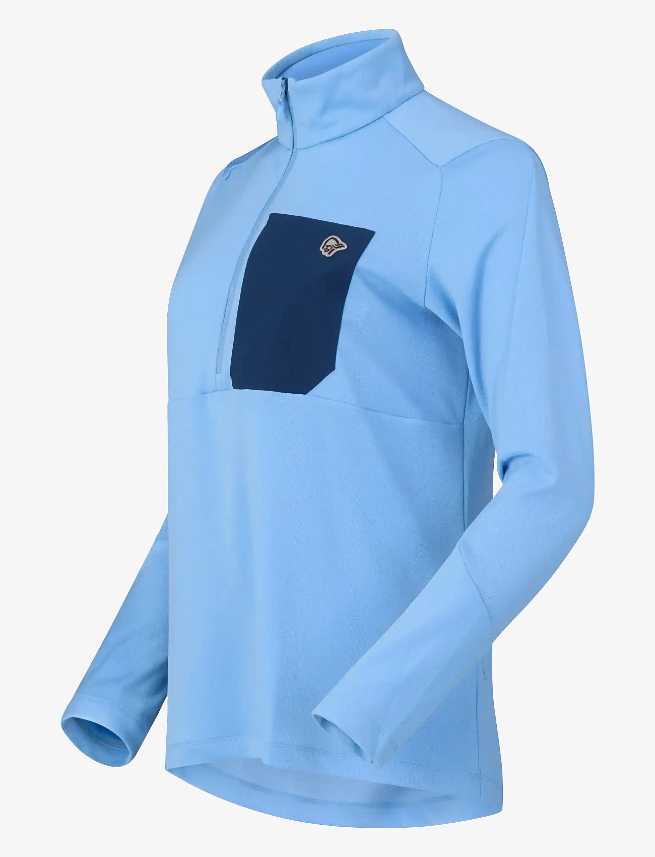 Norrøna - femund warm1 Zip Neck W's - oberteile - frozen fjord - 3