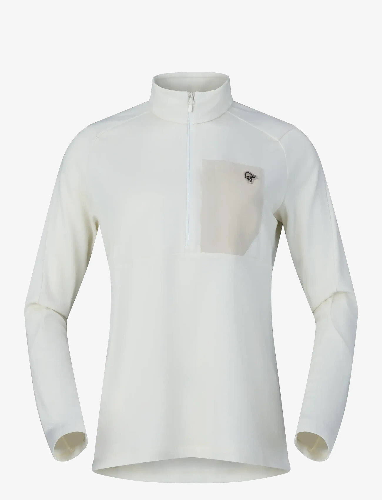 Norrøna - femund warm1 Zip Neck W's - Överdelar - snow white - 1