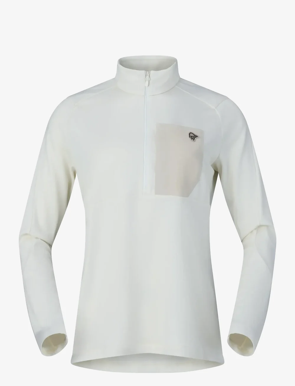 Norrøna - femund warm1 Zip Neck W's - polaires et couches intermédiaires - snow white - 1