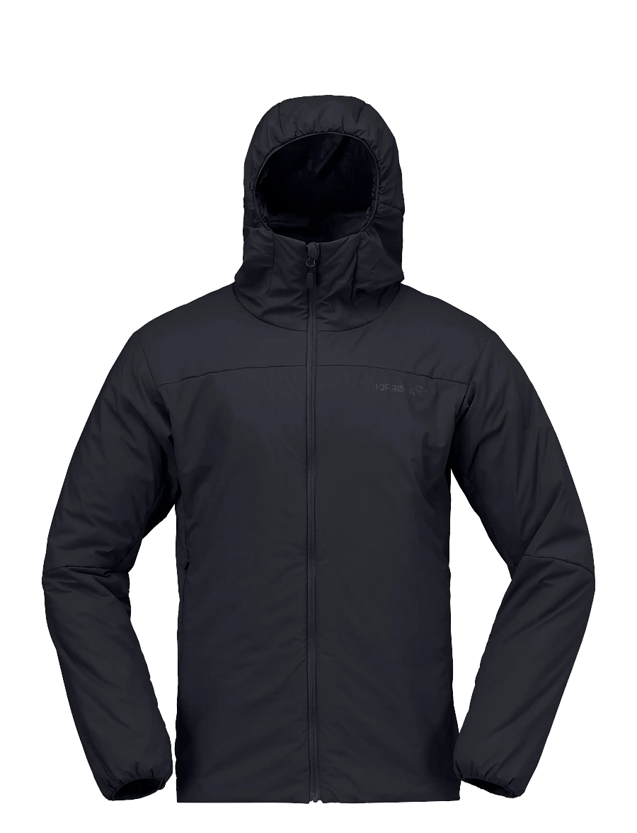 Norrøna - femund thermo60 Zip Hood M's - outdoor jacken - caviar black - 1