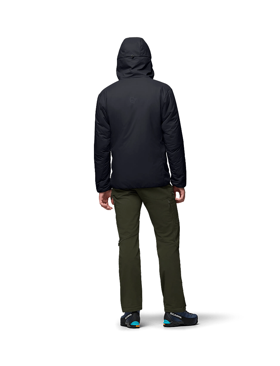 Norrøna - femund thermo60 Zip Hood M's - outdoor jacken - caviar black - 4