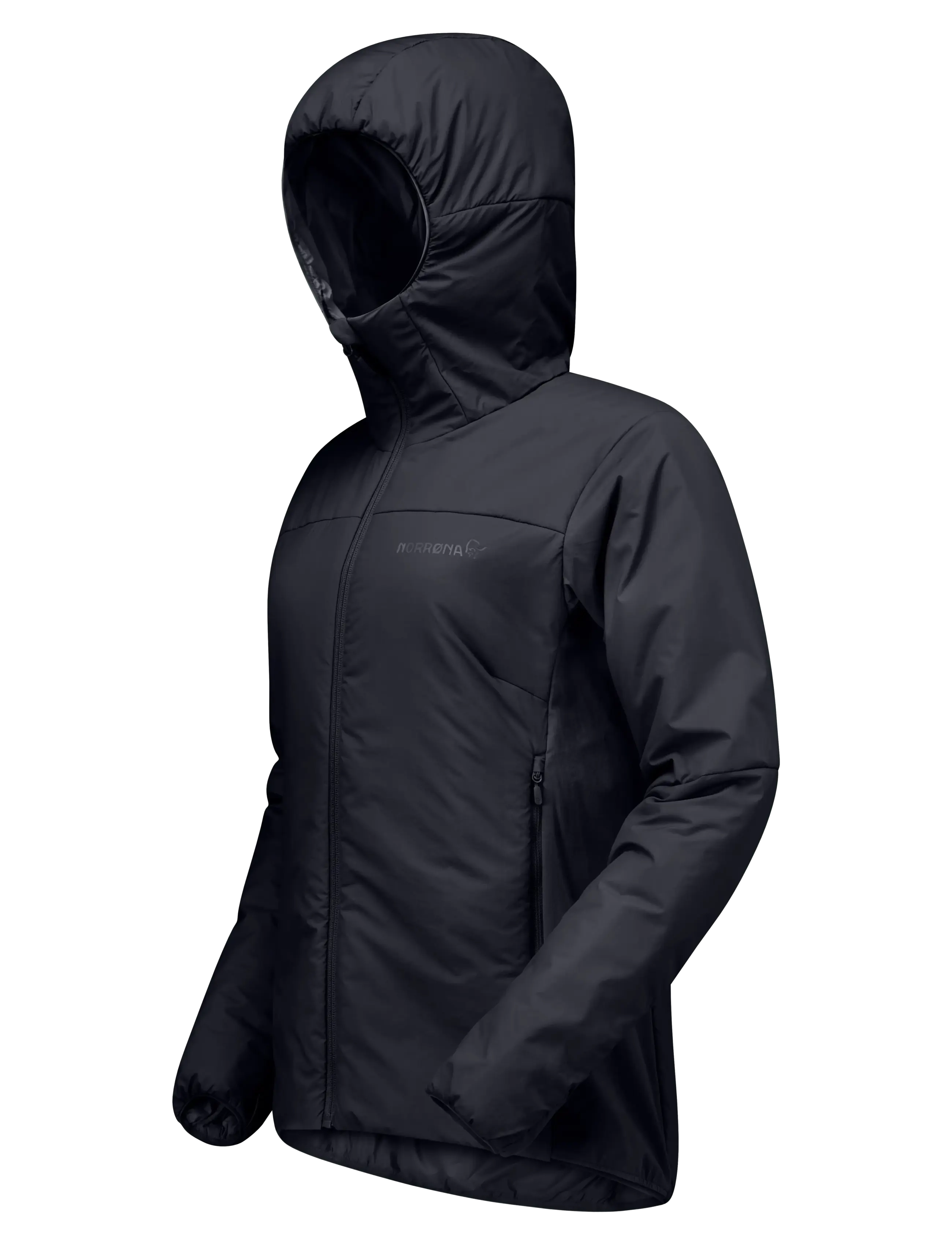Norrøna - femund thermo60 Zip Hood M's - outdoor jackets - caviar black - 3