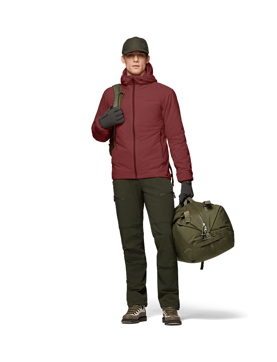 Norrøna - femund thermo60 Zip Hood M's - friluftsjackor - port - 0