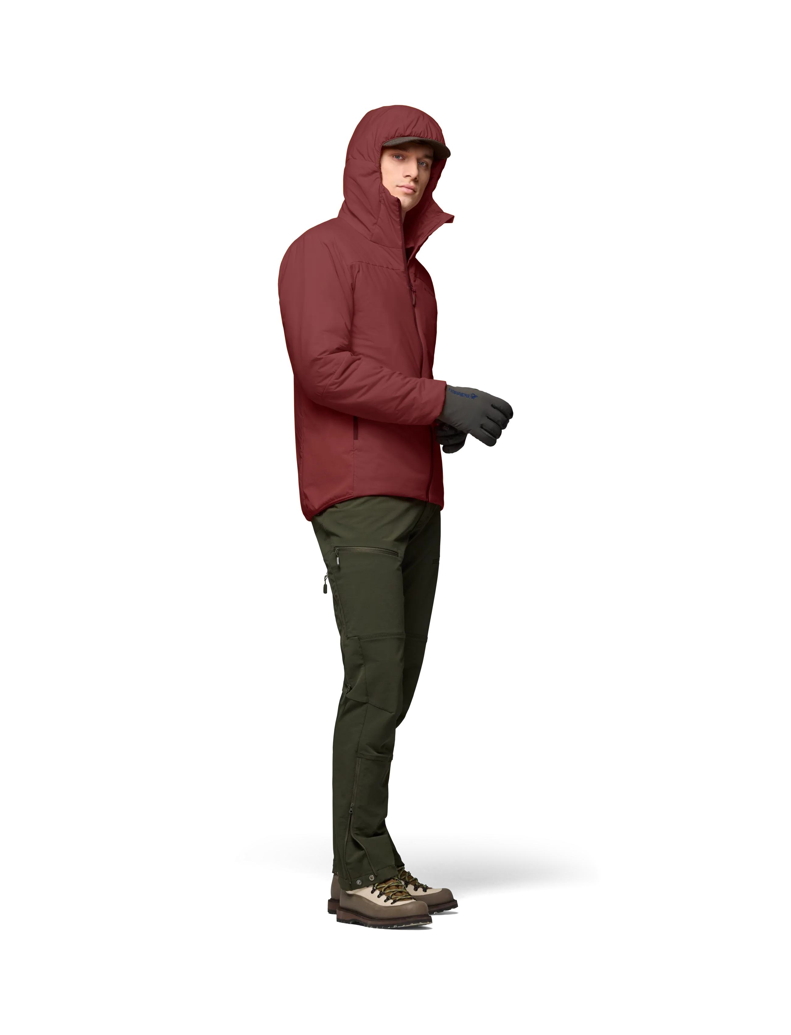 Norrøna - femund thermo60 Zip Hood M's - friluftsjackor - port - 5