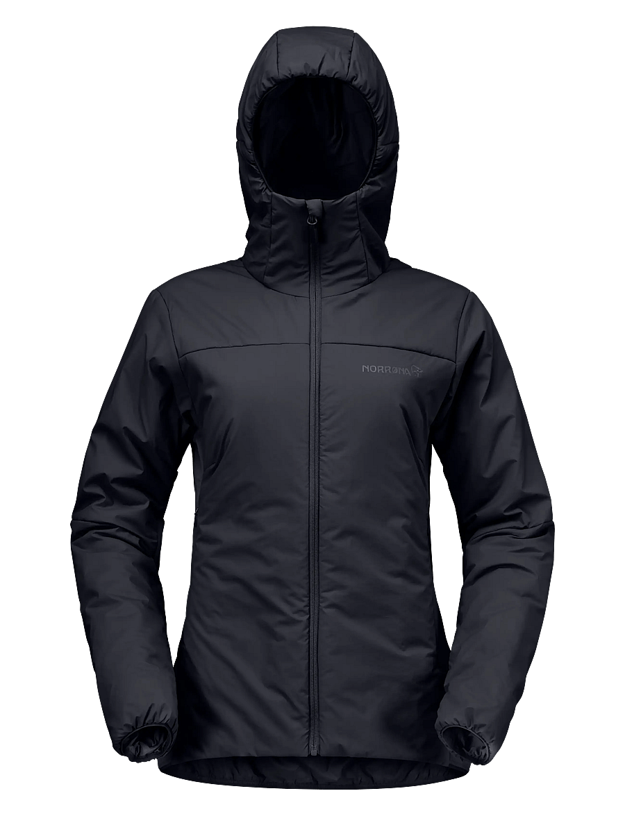 Norrøna - femund thermo60 Zip Hood W's - sporta virsjakas - caviar black - 1