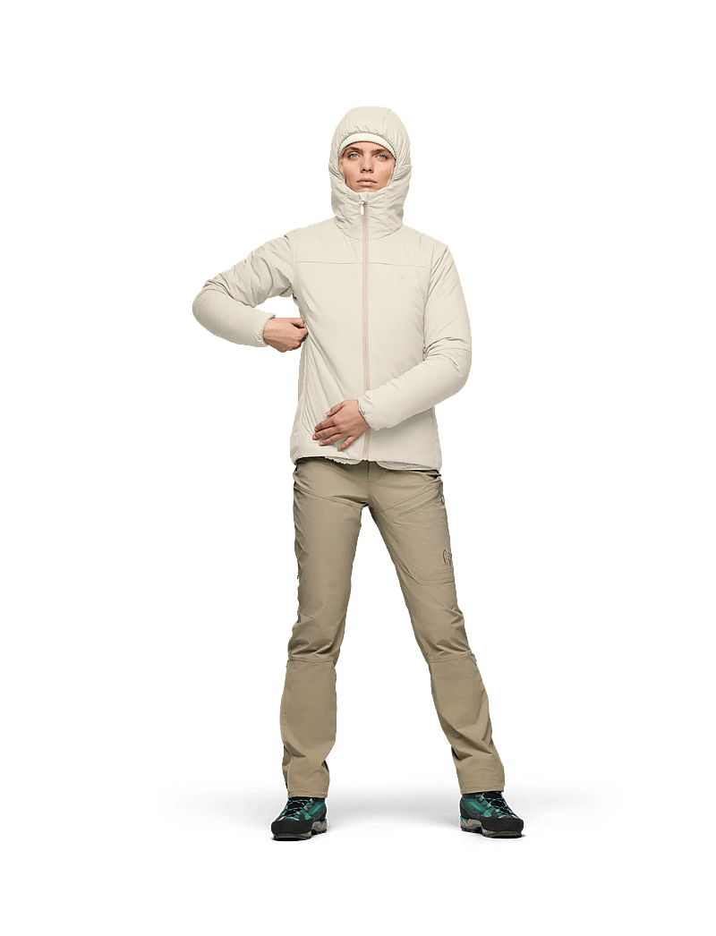 Norrøna - femund thermo60 Zip Hood W's - sportjacken - oatmeal - 0