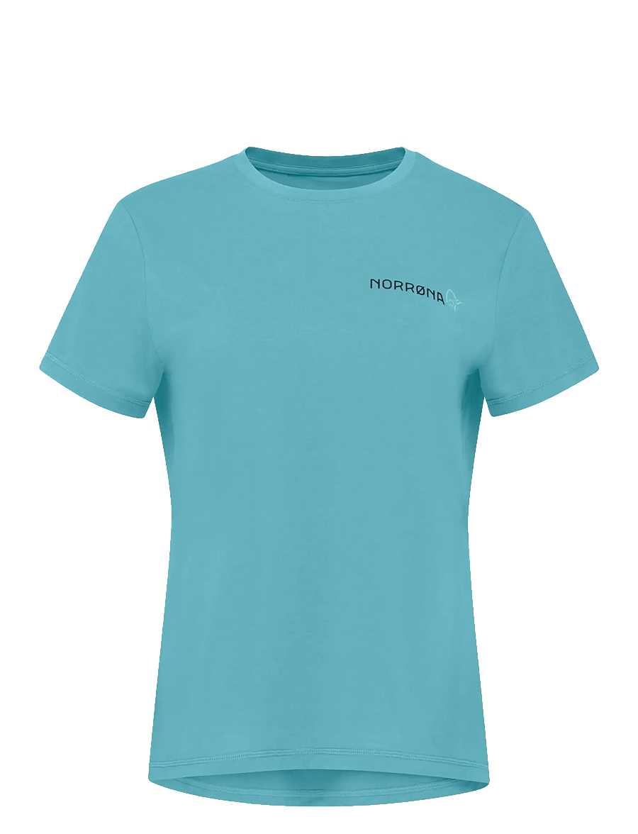 Norrøna - femund tech T-shirt W's - t-shirts - aqua haze - 1