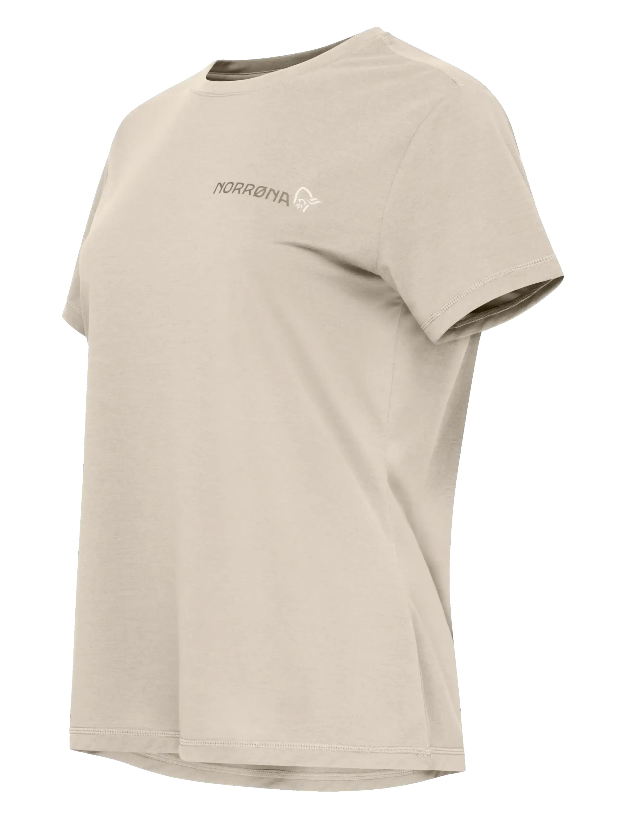 Norrøna - femund tech T-shirt W's - t-shirts - oatmeal - 3