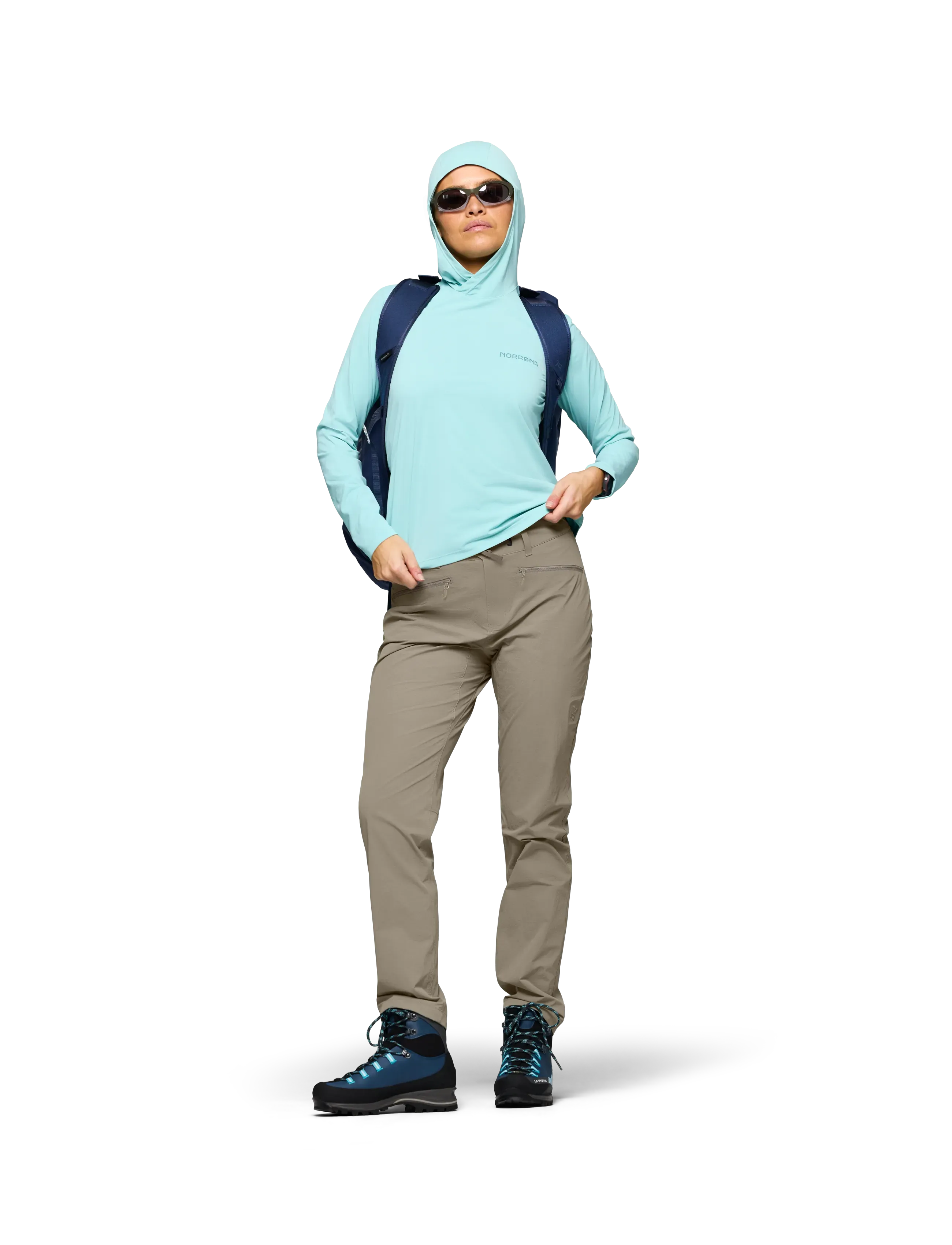 Norrøna - femund flex1 tech Pants W's - outdoorhosen - winter twig - 5