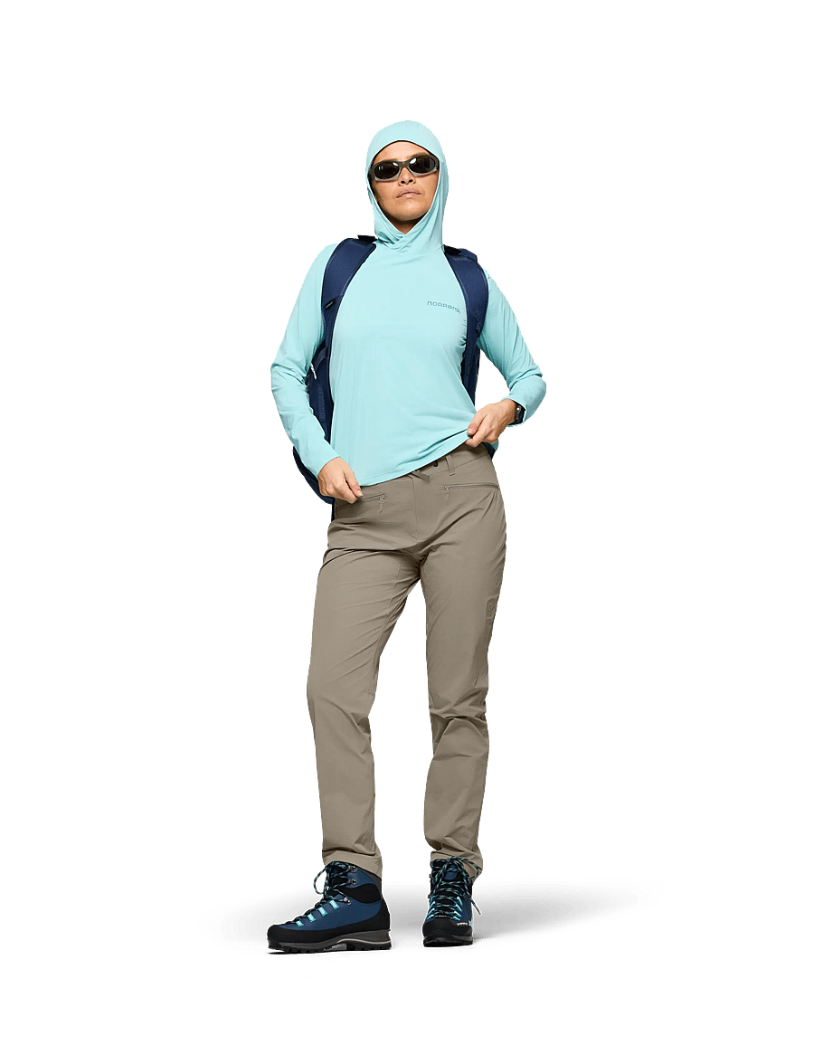 Norrøna - femund flex1 tech Pants W's - outdoorhosen - winter twig - 5