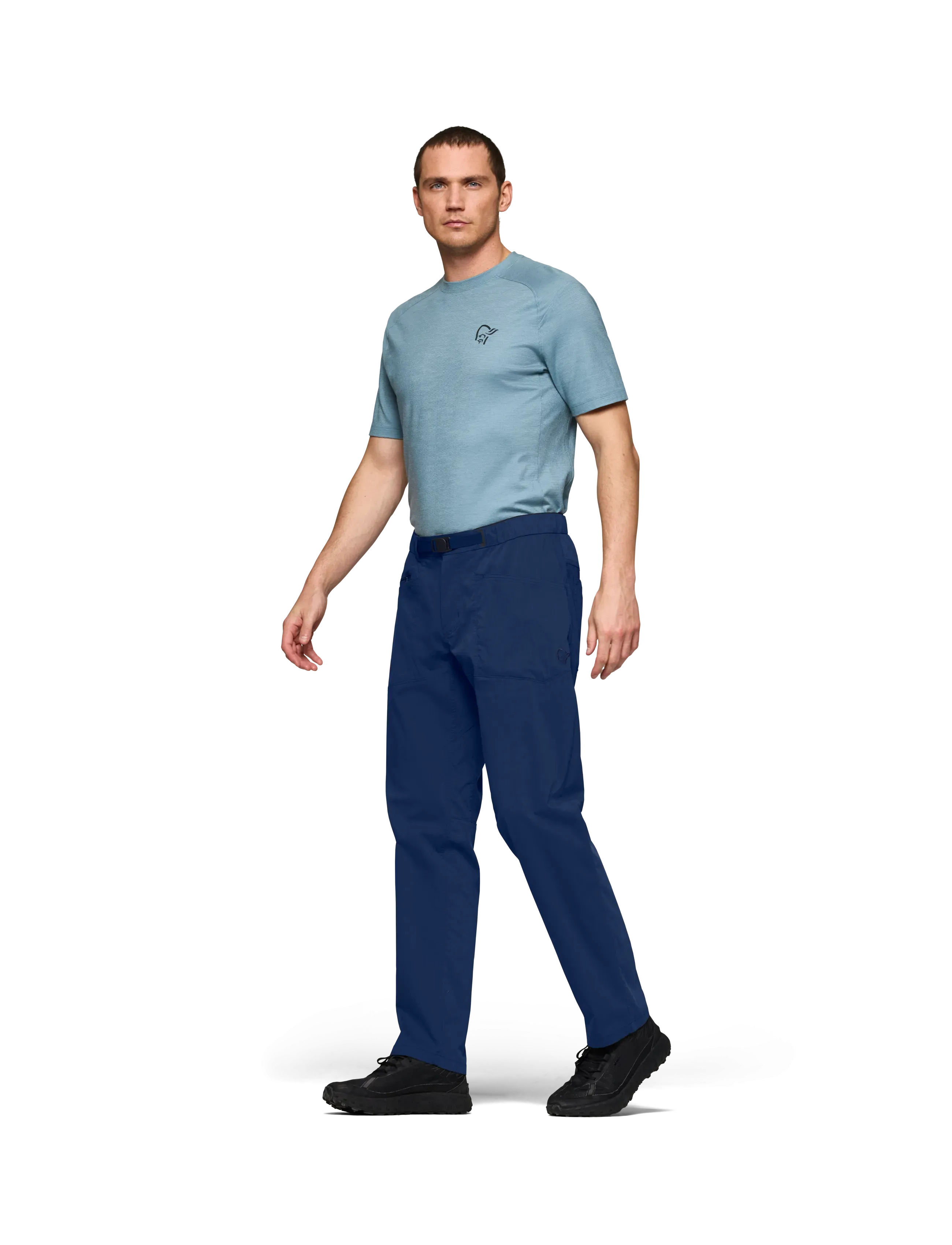 Norrøna - femund mid cotton Pants M's - fritidsbukser - indigo night - 4