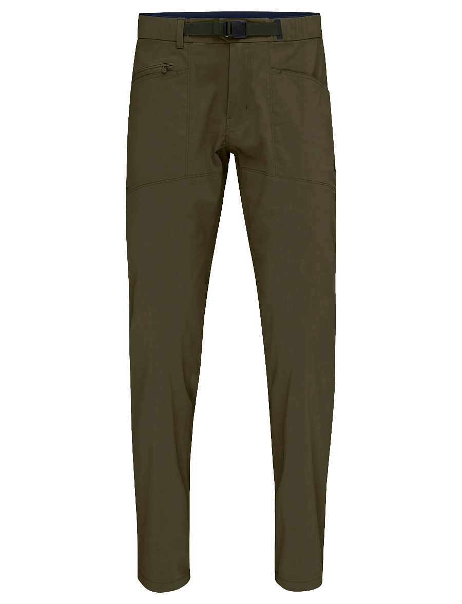 Norrøna - femund mid cotton Pants M's - vabaõhupüksid - olive night - 1