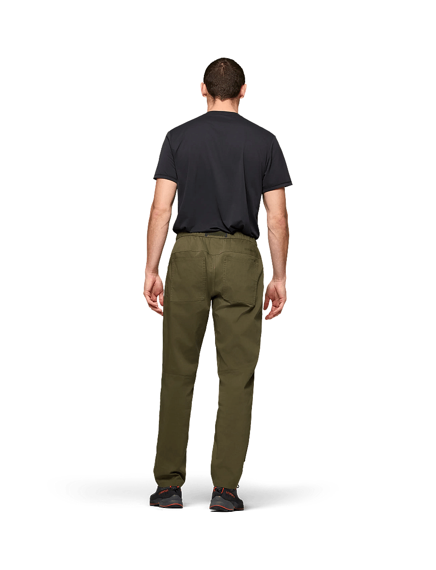 Norrøna - femund mid cotton Pants M's - vabaõhupüksid - olive night - 5