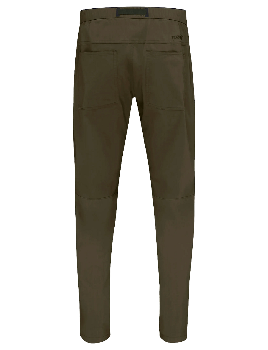 Norrøna - femund mid cotton Pants M's - vabaõhupüksid - olive night - 3